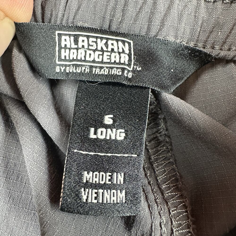Alaskan Hardgear Duluth Trading Women 6 Long Gray Stretch Hiking Outdoor Pants - Picture 7 of 10